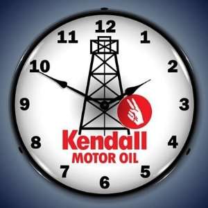  Kendall Motor Oil Lighted Wall Clock