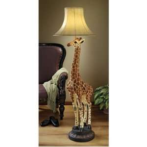    5ft African Wildlife Safari Giraffe Floor Lamp