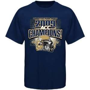   Jackets Navy Blue 2009 ACC Champions Helmet T shirt