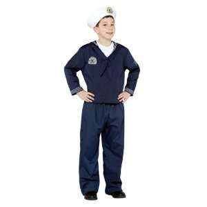  Navy Uniform Costume (Child 4   6) Toys & Games