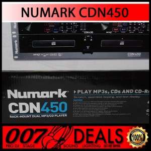 NEW NUMARK CDN 450 Rack Professional Dual /CD Player  