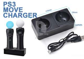 PlayStation PS3 PS Move Controller Dual Charger Stand EG01