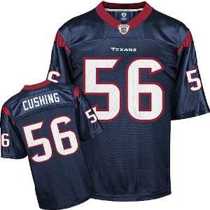  Jerseys Houston Texans 56 Brian Cushing Blue NFL Authentic Football 