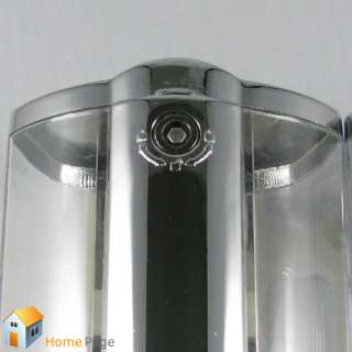 Twins Chrome Soap Lotion Dispenser Home Shower Bath Stand Holder w 