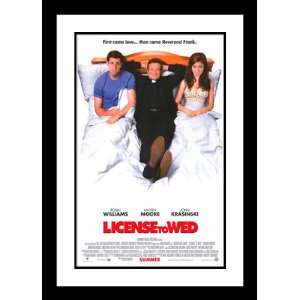  License to Wed 20x26 Framed and Double Matted Movie Poster 