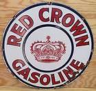 30 RED CROWN GASOLINE Standard Oil Sohio BlueLine Sign