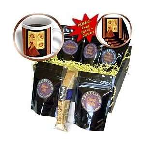   ribbons on black background   Coffee Gift Baskets   Coffee Gift Basket
