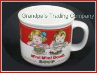 offer a cute, collectible, Campbells Kids Soup ceramic mug. The 