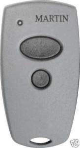 Martin Garage Door 2 button Remote, Transmitter Opener  