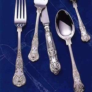   Queens Sterling Silver Salad Serving Spoon HH