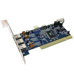  PCI to IEEE 1394 4 Port FireWire Controller Card 