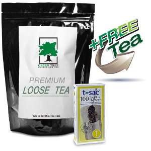   Bags  100 count box (with FREE Jasmine Pearls Loose Green Tea   4 oz