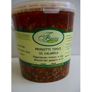 Peperoncino tritato in Oil (Hot peppers minced in oil) (33.51oz 