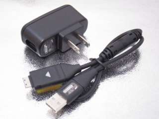 X4 USB Data Charger Cable + AC Adapter For Samsung SL50 SL600 SL605 