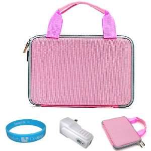  Pink Durable Hard Nylon Cube Protective Carrying Case with 