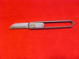 CHRISTY CO KEY CHAIN SLIP SLIDE BOX CUTTER POCKET KNIFE FREMONT OHIO 