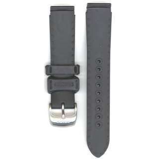 Seiko 18mm Black Rubber Watch Band #4GD1JB  