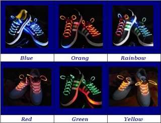 LED Magically Flashing Light Up Shoelaces For XMas Gift  