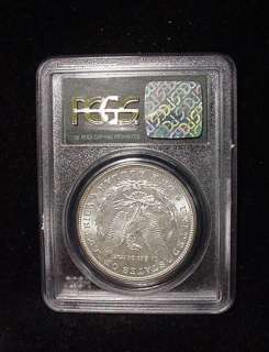 1887 Morgan Silver Dollar PCGS Mint State 63 Old Green Holder  