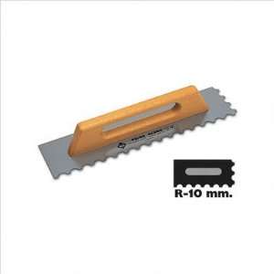  Rubi Tools 65987 19 Jagged Trowel Round Notches with Wood 