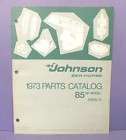 1973 Johnson Sea Horse 9.5 HP Outboard Parts Catalog  