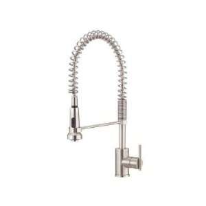  Handle Pre Rinse Faucet in Stainless Steel Finish