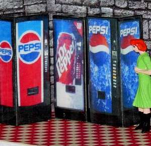 32 Scale Vending Machines for Slot Car Setups  