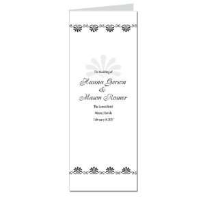  180 Wedding Programs   Greek Palm