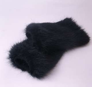 Fluffy Leg Warmer Snow boots Cover Accessories  