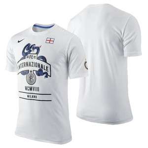   Nike Inter Milan Shirt Soccer Football Jersey Shirt White Training