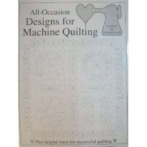   Designs for Machine Quilting Craft Book Marla Stefanelli Books