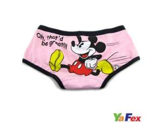 Pink Cartoon Mickey Mouse girls’ Underwear brief New  