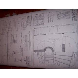 Full Scale Plans for the Antonio Torres Classical 1A Guitar