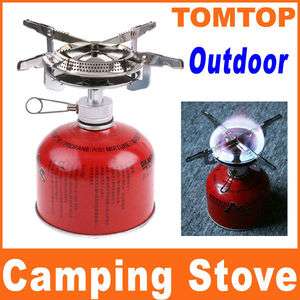 Portable Outdoor Stainless Steel Camping Picnic Stove BBQ Burner 