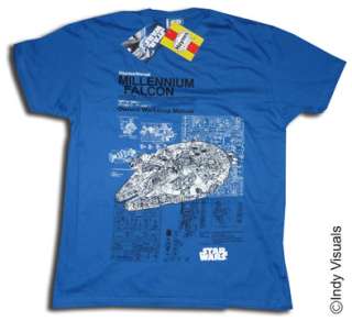 Star Wars Haynes Millennium Falcon Official T Shirt  