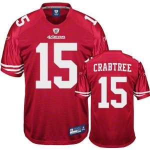   15 San Francisco 49ers 50(lg) Reebok Onfield Authentic Home Red Jersey