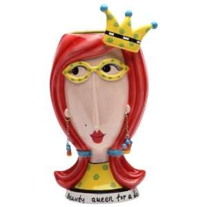    Appletree Design Beauty Queen Vase, 6 1/2 Inch Tall