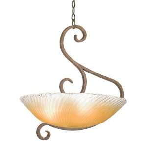  Kalco Lighting Kalco G Cleft G Cleft Small Pendant in Rembrandt 