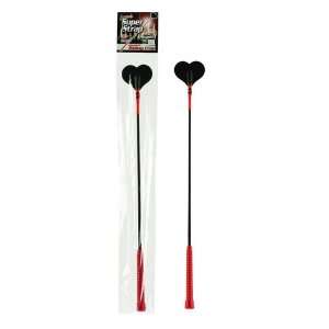   super strap lovers riding crop heart shaped