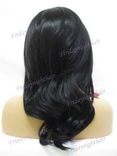 NEW Top Quality Synthetic Lace Front Full wig GLS60 1B  