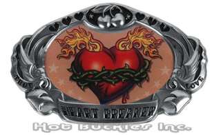 Belt Buckle Gift For Valentines Day Heart Love Rose  
