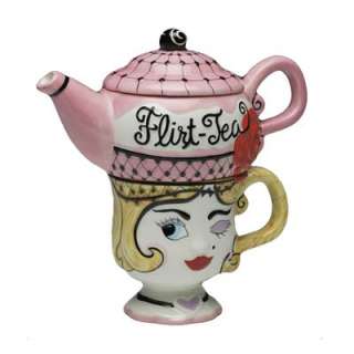 Par Tea Girl Tea for one Tea cup Teapot Tea Time  