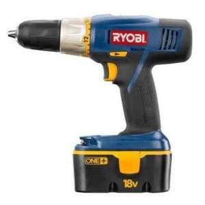   Ryobi ZRP812 ONE Plus 18V Cordless NiCd Drill Kit with Flashlight