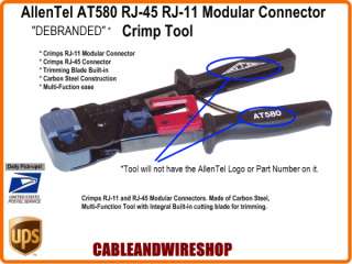 AT580 RJ45 RJ11 Modular Crimp Connector Tool DEBRANDED  