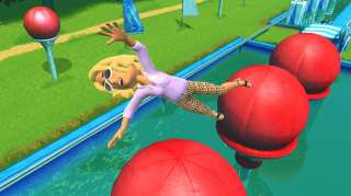An Xbox LIVE avatar out of control over the Big Balls in Wipeout in 