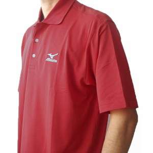 NWT Mizuno Golf Polo Shirt Cool Comfort Red Mens L, XL, XXL  