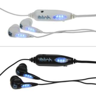 iBlink Earbuds Mega Bass Boost Noise Isolating Headphones Light Blinks 