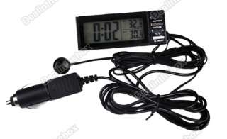 Car Digital Thermometer Temperature Display Alarm Clock  
