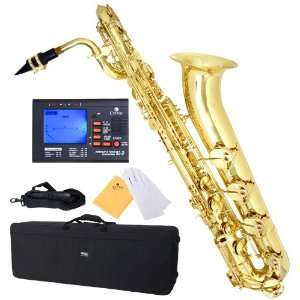   Saxophone with Tuner, Pro Deluxe Case, Mouthpiece and Neck Strap