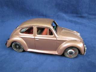 Vintage Tin Litho Friction Bandai VW Volkswagen Toy Car  